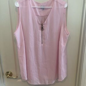 Avenue Pink Sleeveless Top